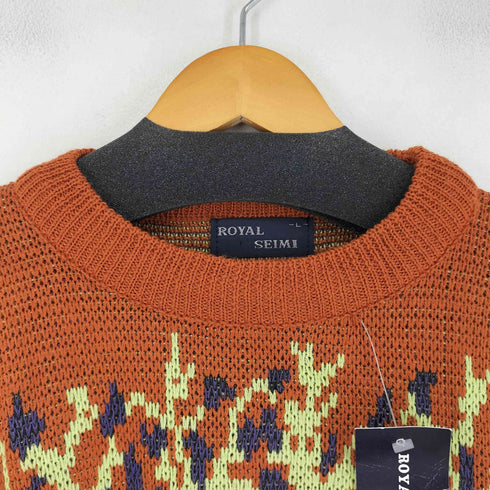 ROYAL SEIMI 総柄クルーネックニット メンズ import:L