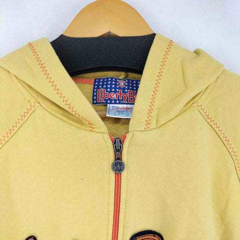 リバティ LIBERTY BELL フロントワッペンラグランジップパーカー メンズ import:L