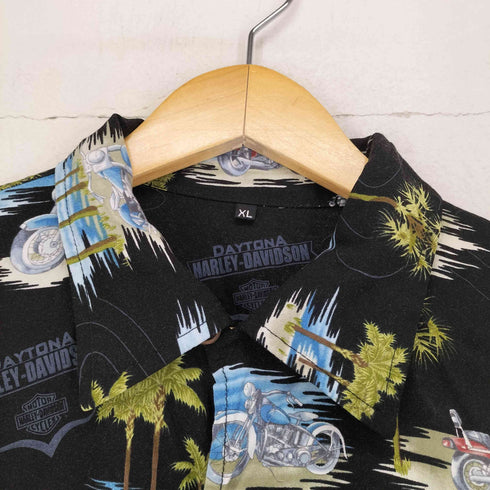 ハーレーダビッドソン HARLEY-DAVIDSON DAYTONA 開襟シャツ メンズ JPN:XL