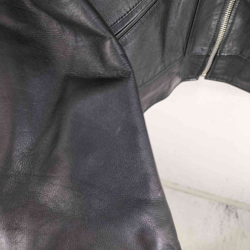 バル BAL 山羊革 八の字 シングルライダースジャケット メンズ JPN:L