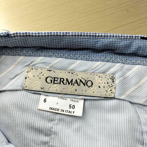 GERMANO ギンガムチェックスラックス メンズ EUR:50