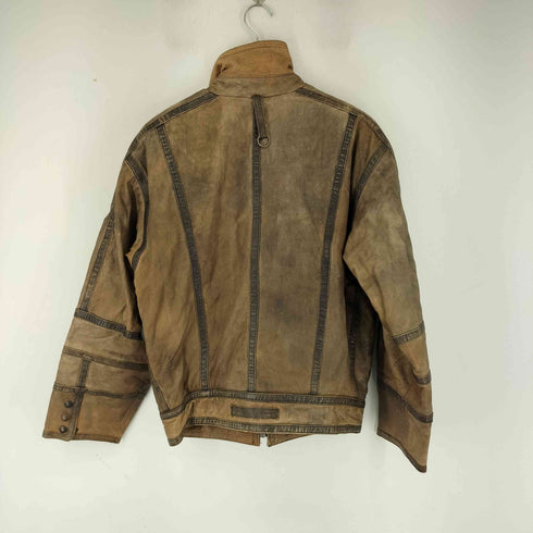 ジュン JUN 裏地ファーレザージャケット メンズ import:L