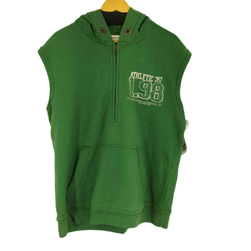インサイドアウトデザインノースリーブフーディー メンズ import:XL
