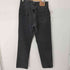 リーバイス Levis 550 RELAXED FIT 後染めブラックデニムパンツ ボタン裏1002 メンズ 34X34