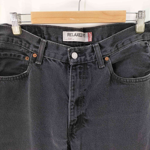 リーバイス Levis 550 RELAXED FIT 後染めブラックデニムパンツ ボタン裏1002 メンズ 34X34