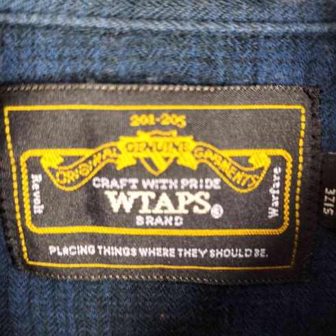 ダブルタップス WTAPS BETTER THAN YESTERDAY ガーゼ地 オンブレ 開襟シャツ メンズ JPN:L