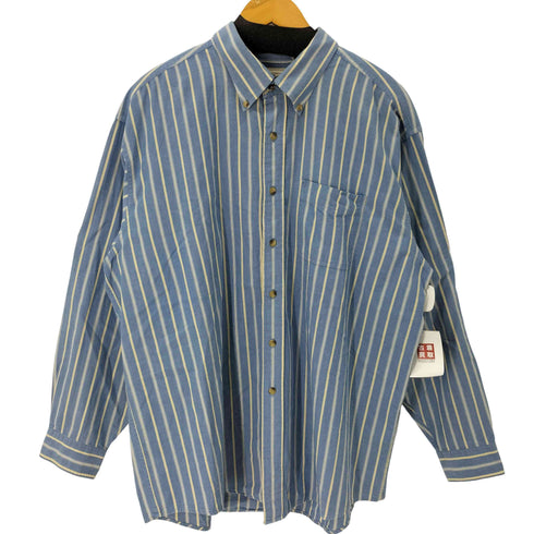 エルエルビーン L.L.Bean BDワンポケットストライプL/S シャツ メンズ import:XL