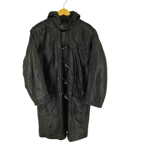 ノーティカ NAUTICA 90S レザーダッフルコート メンズ import:M