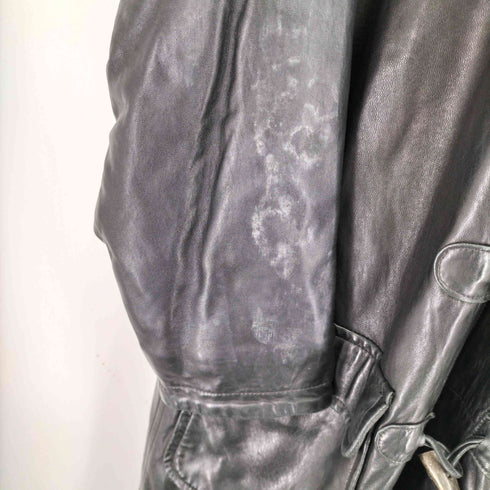 ノーティカ NAUTICA 90S レザーダッフルコート メンズ import:M