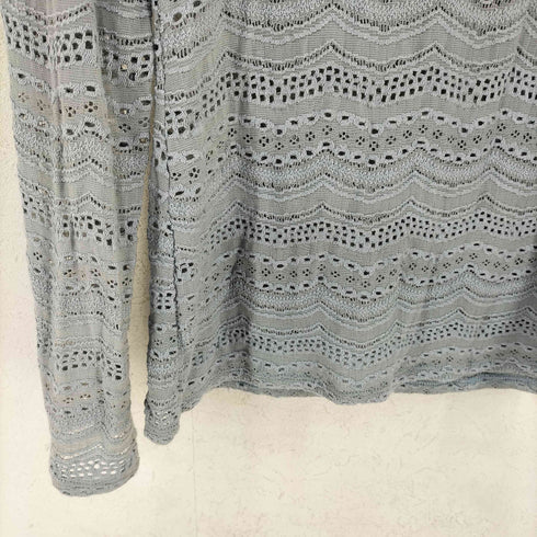 ビーシービージーマックスアズリア BCBG MAXAZRIA レーヨン混 ナイロン シアーカットソー レディース JPN:M