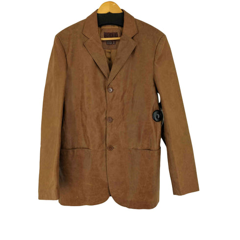 ザラ ZARA リアルレザージャケット メンズ import:L