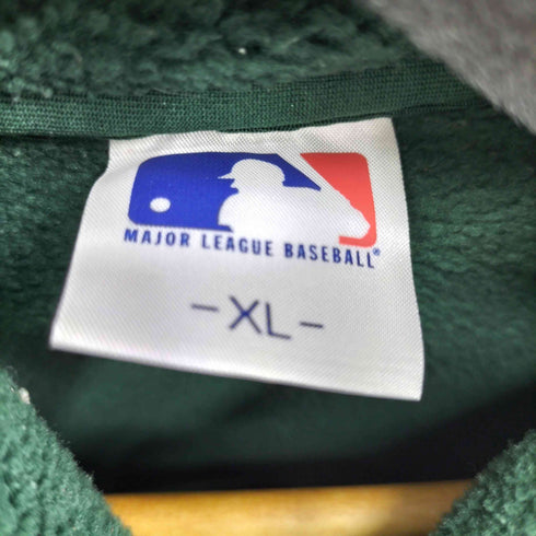 エムエルビー MLB フロント刺繍ハーフジップフリースプルオーバー メンズ import:XL