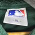 エムエルビー MLB フロント刺繍ハーフジップフリースプルオーバー メンズ import:XL