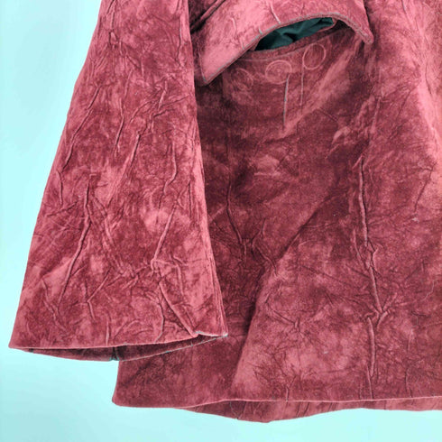 THELIGHT Velor Red Pain Doll Tailored Jacket レディース JPN:M