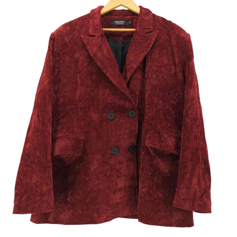 THELIGHT Velor Red Pain Doll Tailored Jacket レディース JPN:M