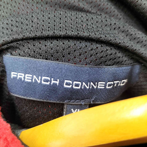 フレンチコネクション FRENCH CONNECTION フロント刺繍ボアジップパーカー メンズ import:XL