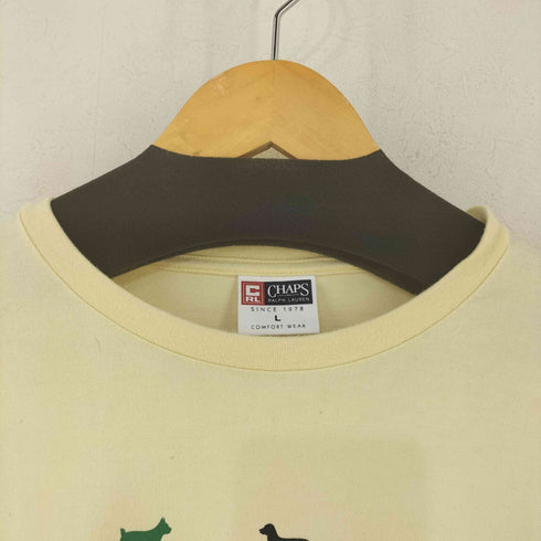 チャップスラルフローレン CHAPS RALPH LAUREN ドッグプリント S/S TEE メンズ JPN:L