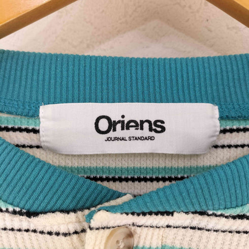ジャーナルスタンダード JOURNAL STANDARD Oriens Multi Border L/S Tee メンズ JPN:L