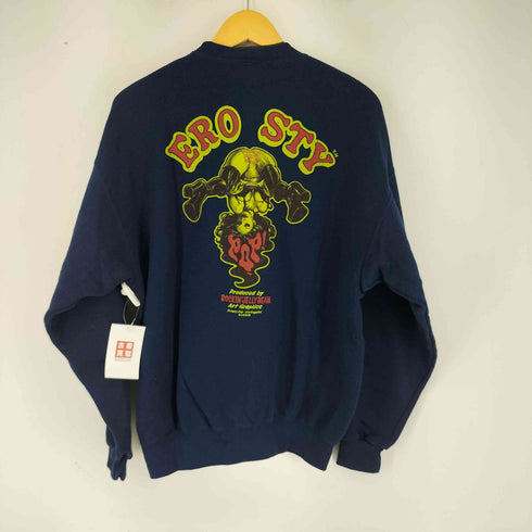 EROSTY POP×ROCKIN'N JELLY BEAN 90S 両面プリント スウェット メンズ