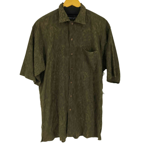 ノーティカ NAUTICA 90-00S 楊柳 S/S シャツ メンズ import:L