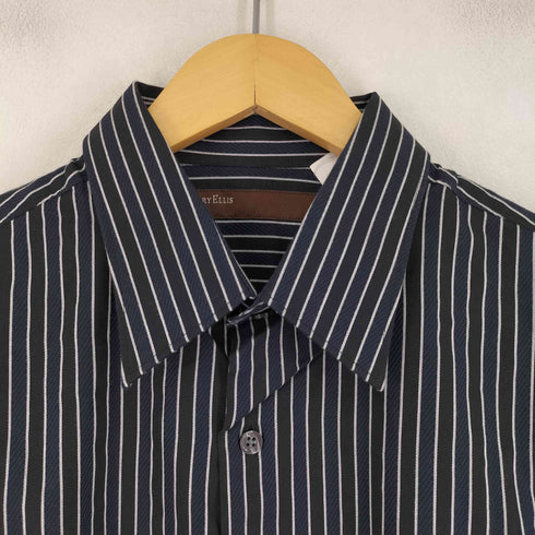 ペリーエリス PERRY ELLIS L/S ストライプシャツ メンズ import:L