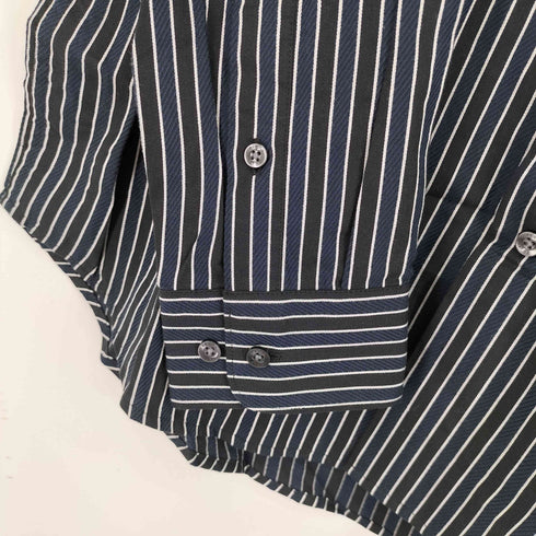 ペリーエリス PERRY ELLIS L/S ストライプシャツ メンズ import:L
