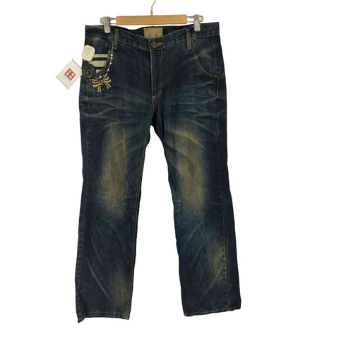 LOLITA JEANS 刺繍加工 ジップフライ デニムパンツ メンズ JPN:XXL