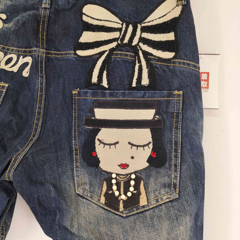 LOLITA JEANS 刺繍加工 ジップフライ デニムパンツ メンズ JPN:XXL