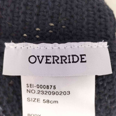 オーバーライド override COTTON THERMO BONNET コットン サーム ボンネット レディース