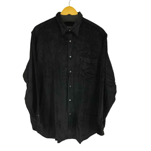 ダナキャランニューヨーク DKNY 90S コットンレーヨン L/S シャツ メンズ import:XL