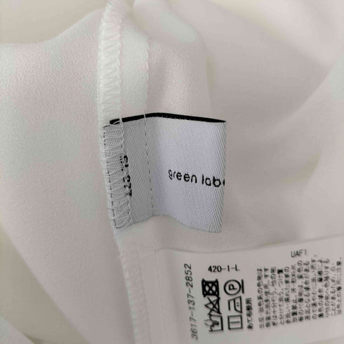 グリーンレーベルリラクシング GREEN LABEL RELAXING 24SS トリコット コクーンスリーブ プルオーバー レディース FREE