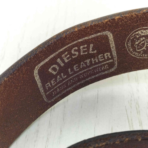 ディーゼル DIESEL イタリア製 レザー ベルト メンズ 75/30