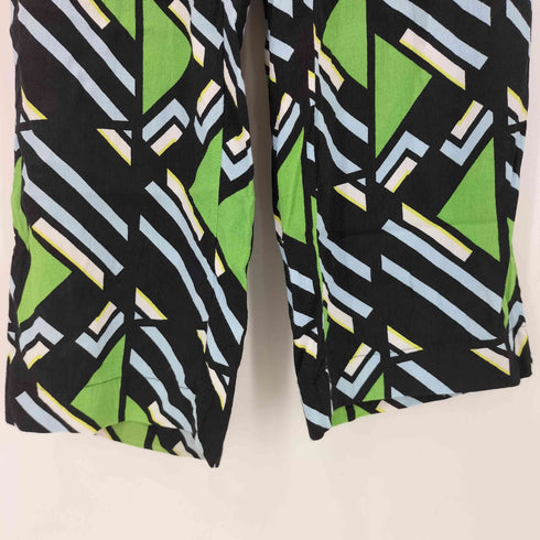 ザラ ZARA ジオメトリック柄 レーヨンパンツ レディース import:S