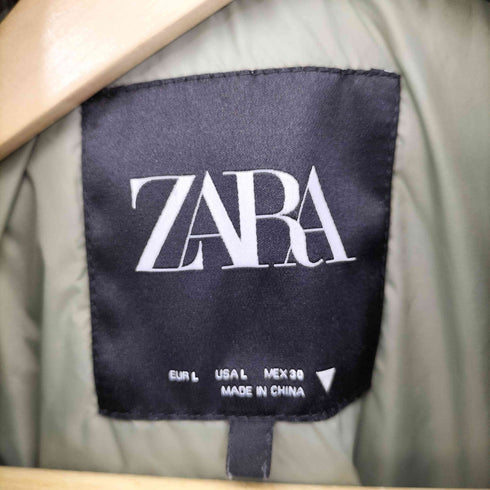 ザラ ZARA 撥水加工 オーバーシャツ レディース import:L