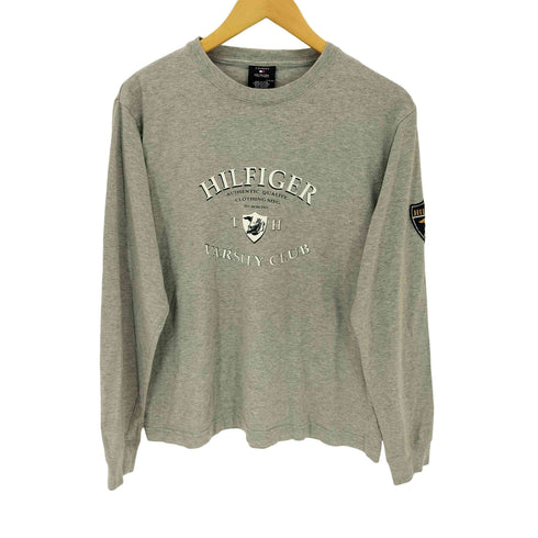 トミーヒルフィガー TOMMY HILFIGER VARSITY CLUB ワッペンロングスリーブTシャツ メンズ