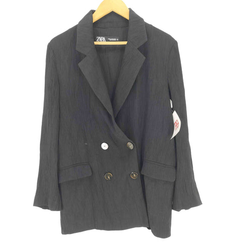 ザラ ZARA ラペルブレザージャケット レディース import:XS