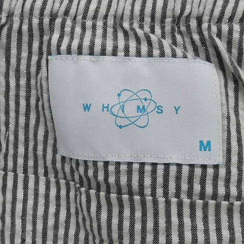 ウィムジー WHIMSY ラメ糸ストライプイージーパンツ メンズ JPN:M