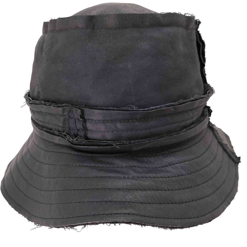 コムデギャルソンオムプリュス COMME des GARCONS HOMME PLUS 90S レザーハット 牛革 断ち切り メンズ ONE SIZE