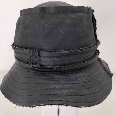 コムデギャルソンオムプリュス COMME des GARCONS HOMME PLUS 90S レザーハット 牛革 断ち切り メンズ ONE SIZE