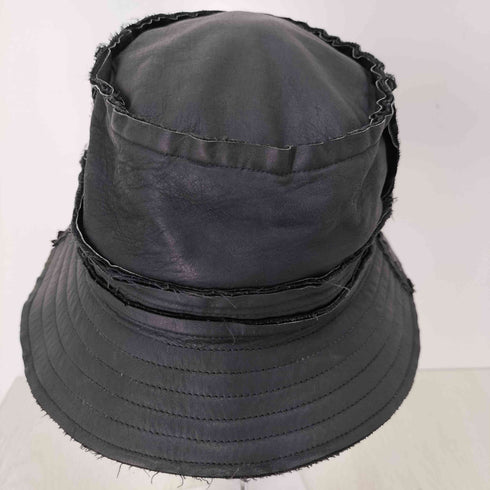 コムデギャルソンオムプリュス COMME des GARCONS HOMME PLUS 90S レザーハット 牛革 断ち切り メンズ ONE SIZE
