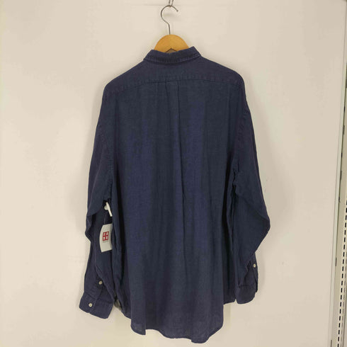 ポロバイラルフローレン Polo by RALPH LAUREN リネン100 レギュラーカラーシャツ ポニーなし メンズ JPN:XL