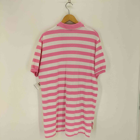 ポロバイラルフローレン Polo by RALPH LAUREN USA製 The Big Shirt ボーダーポロシャツ メンズ JPN:M
