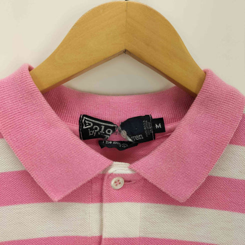 ポロバイラルフローレン Polo by RALPH LAUREN USA製 The Big Shirt ボーダーポロシャツ メンズ JPN:M