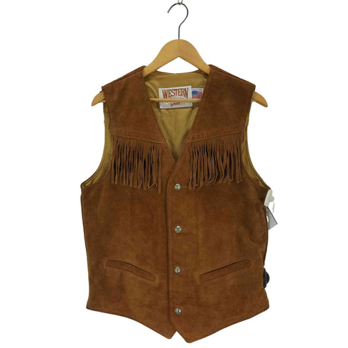 ショット Schott WESTERN USA製 フリンジスウェードベスト メンズ JPN:M
