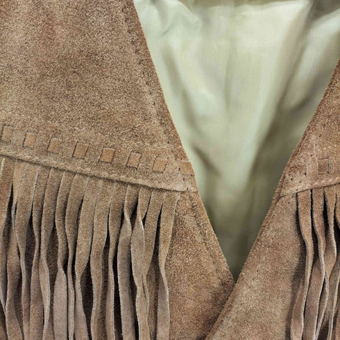ショット Schott WESTERN USA製 フリンジスウェードベスト メンズ JPN:M