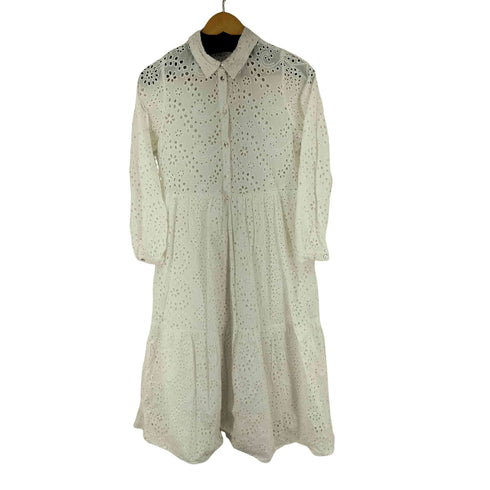 ザラ ZARA Embroidered Dress レディース US L