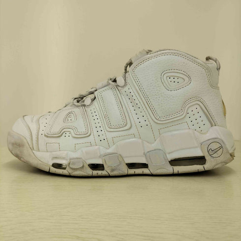 ナイキ NIKE More Uptempo Triple White ローカットスニーカー メンズ JPN:27.5