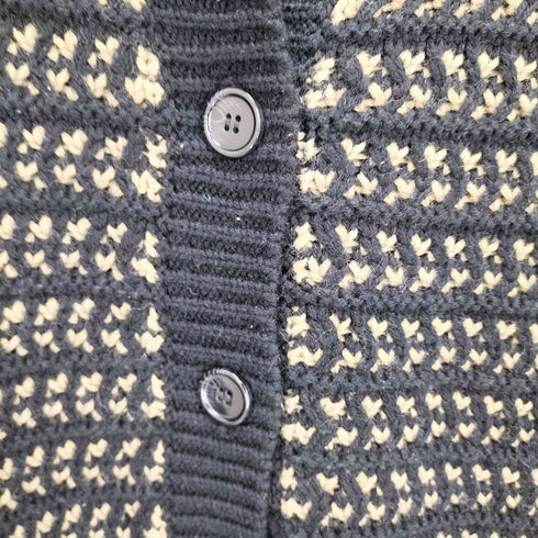 ユナイテッドアローズ UNITED ARROWS 総柄 アクリル カーディガン レディース