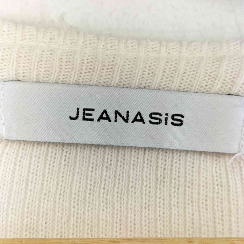 ジーナシス JEANASIS ヘビークラッシュリブロンT レディース FREE