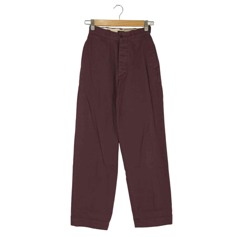 レノ LENO WIDE CHINO TROUSERS ワイドチノトラウザーズ レディース 26inch